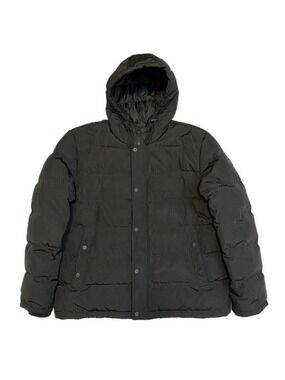 GUESS Black Designer Winter Puffer Parka Coat - Womens XXL